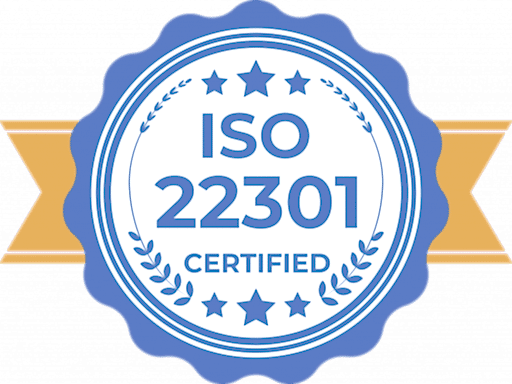 ISO 22301 Societal Security and Business Continuity Certificate